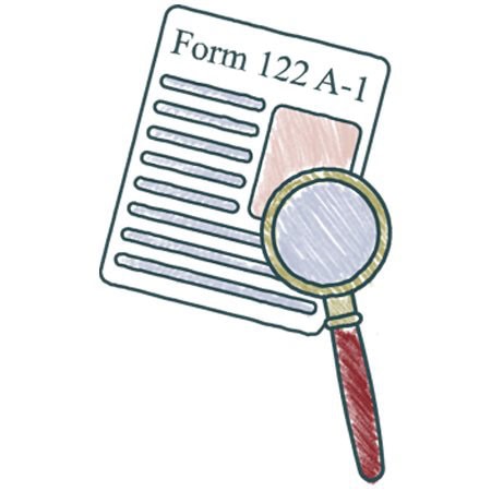 Means-test form illustration