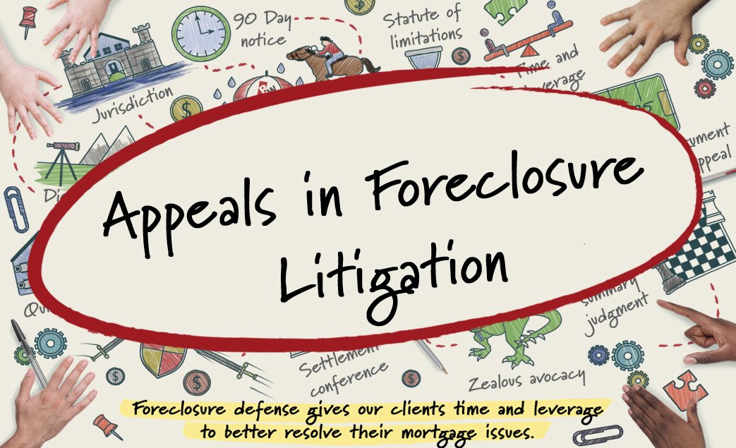 Appeals in foreclosure litigation