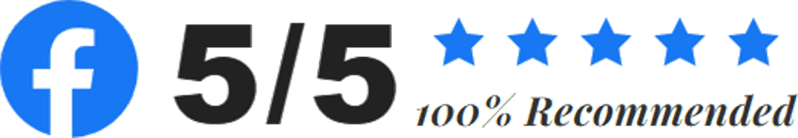 Facebook Reviews - 5.0 stars