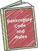 Bankruptcy code book illustration