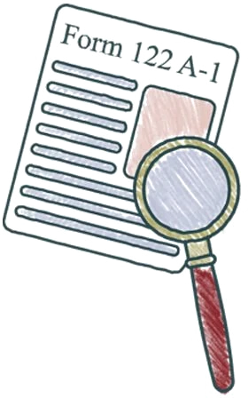 Means-test form illustration