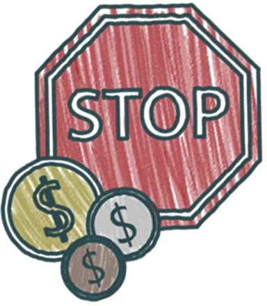 Stop sign illustration