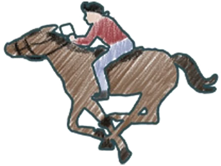 Pony express illustration