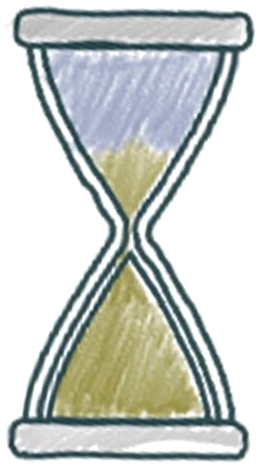 Hourglass illustration