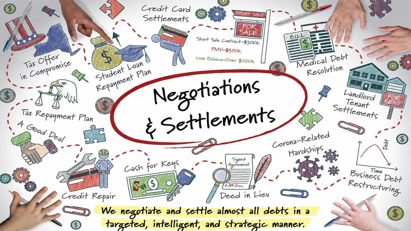 Foreclosure settlement options
