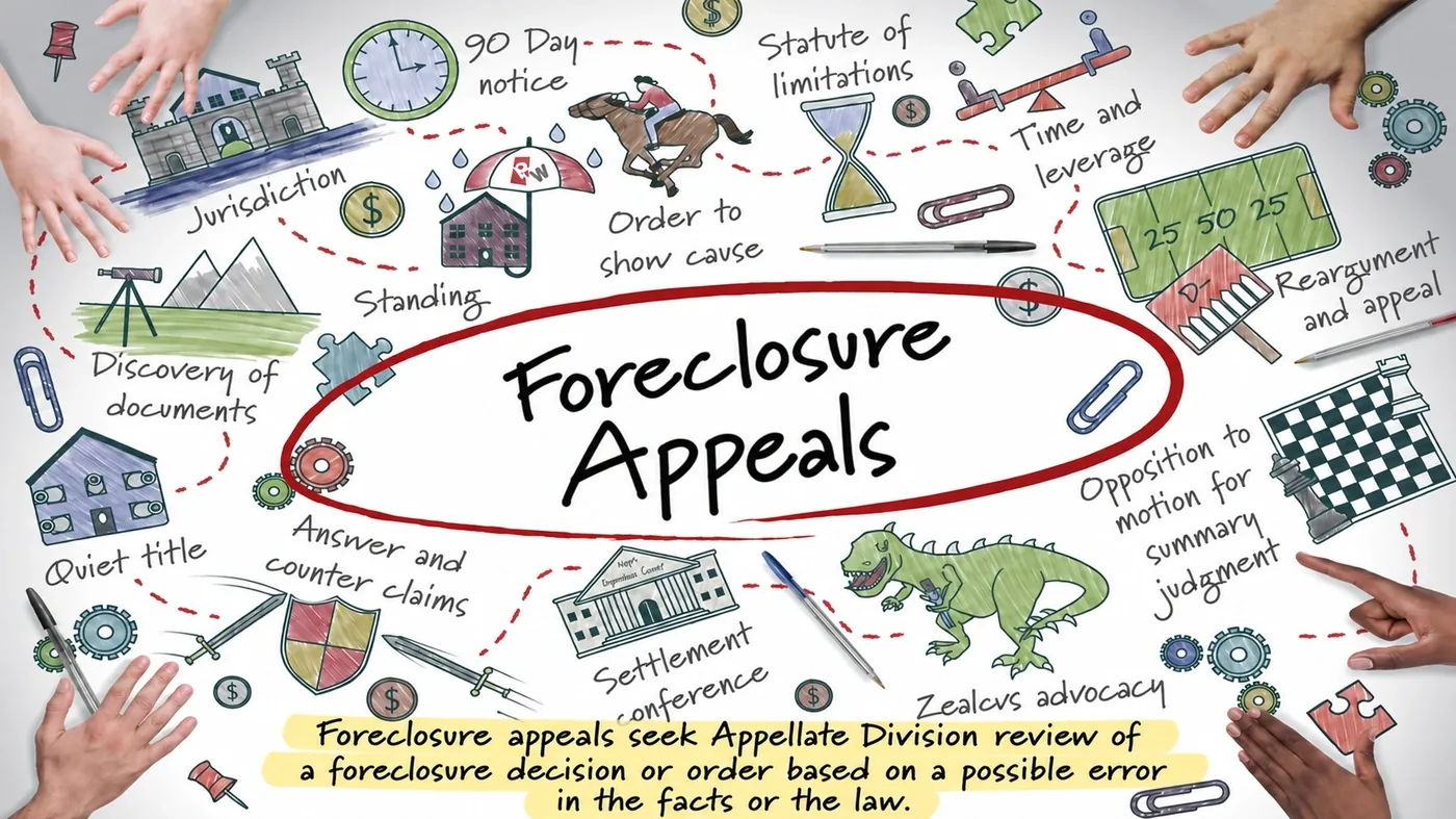 Appeals in foreclosure litigation