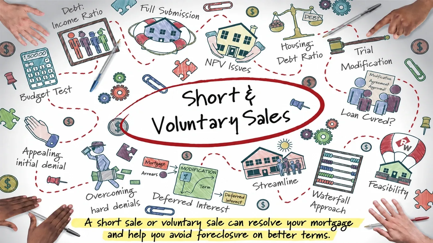 Short sale and voluntary sale options